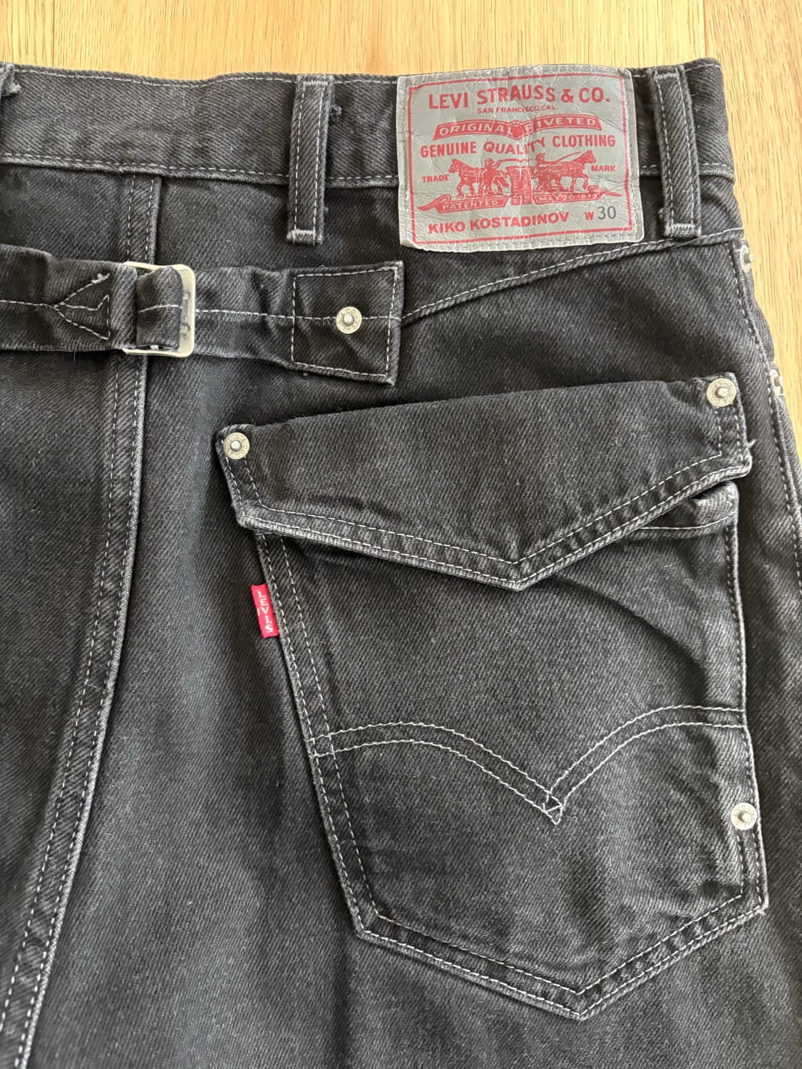 KIKO KOSTADINOV X LEVIS 데님 팬츠 30 상품이미지5