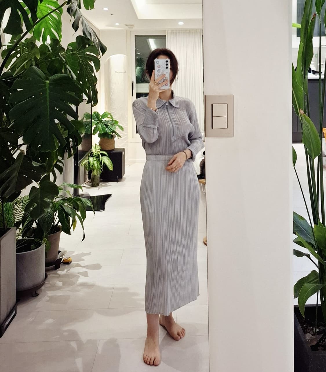 플리츠플리즈 이세이미야케 카라셔츠집업3 상품이미지8