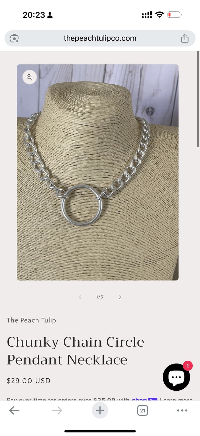 빈티지 마테 실버톤  링 쿠바체인 목걸이 상품이미지4