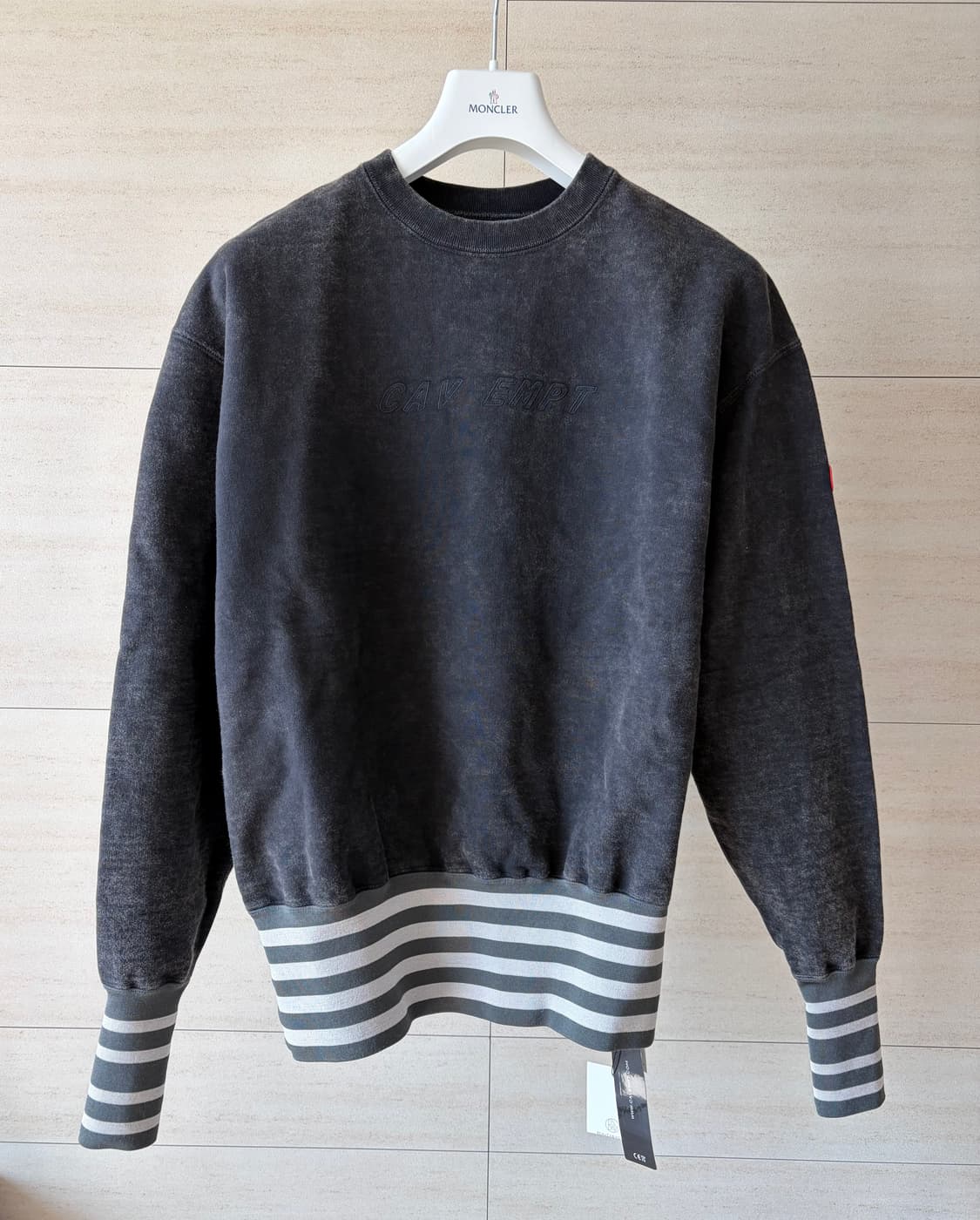 신품)SS19' 카브엠트 WIDE RIB HEAVY CREW NECK 상품이미지1