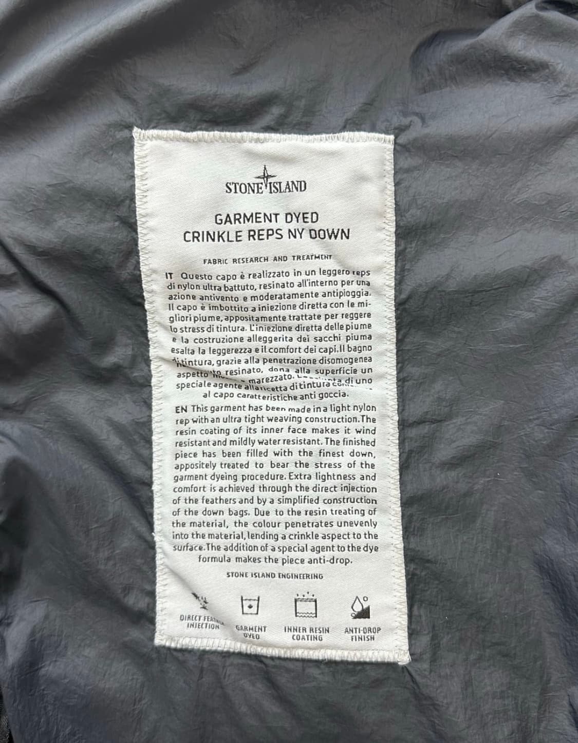 21FW 스톤아일랜드 크링클랩스 패딩 XL  상품이미지6
