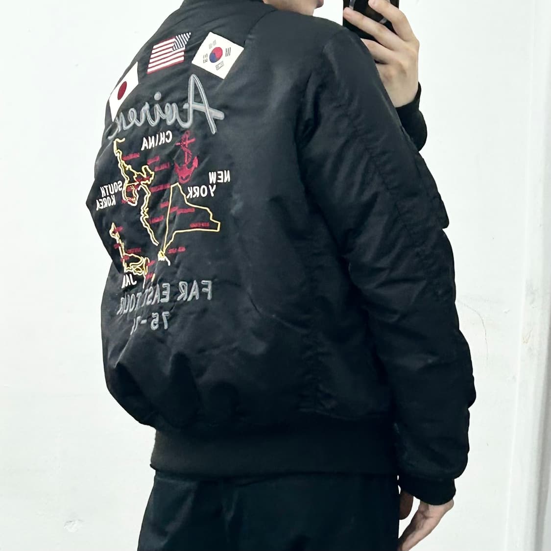 아비렉스 Far East Tour Ma-1 자켓 상품이미지3