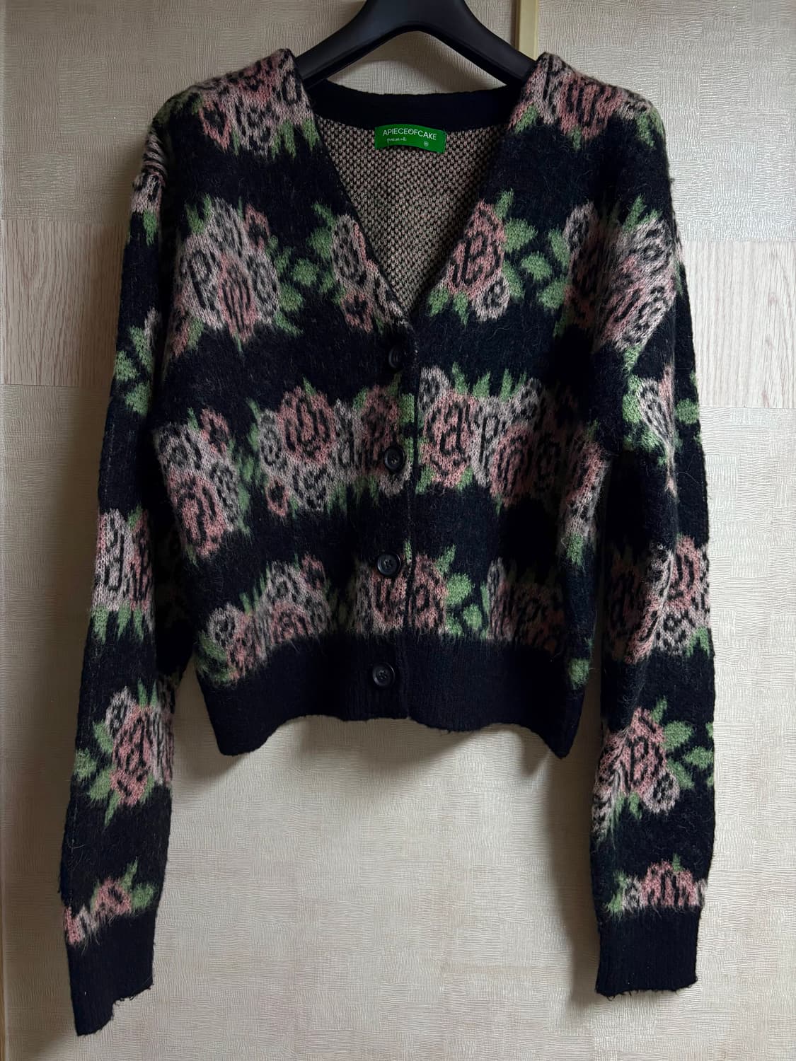 어피스오브케이크 크롭 가디건 상품이미지1