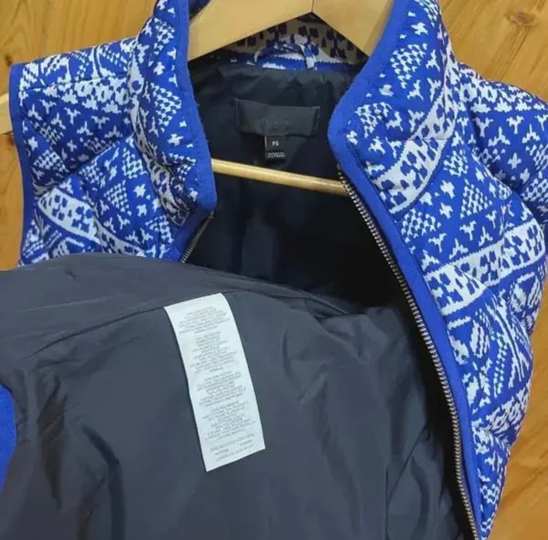 JCREW 제이크루 다운 패딩 베스트 집업 조끼 패턴 상품이미지7