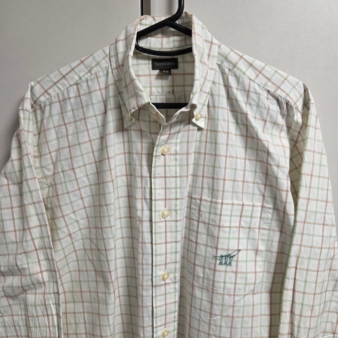 Henry Cotton's 헨리코튼 체크 셔츠 L(100) 상품이미지2