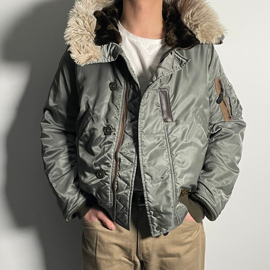 더블탭스 N2-B 숏 플라이트 자켓 (on.54)   상품이미지3