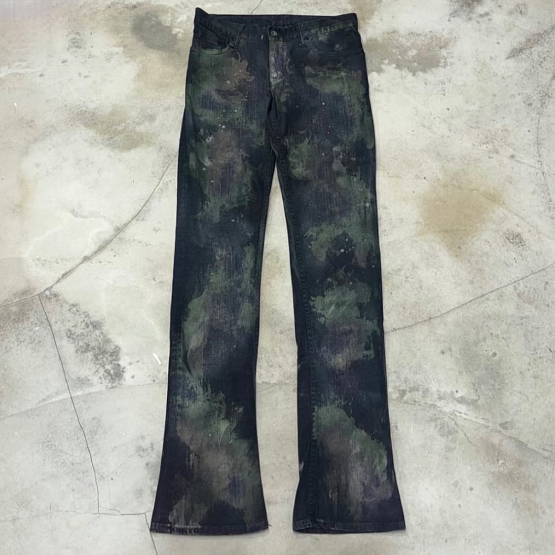 [29] L.G.B S-WOLF Mud Dyed Flare Denim 상품이미지1
