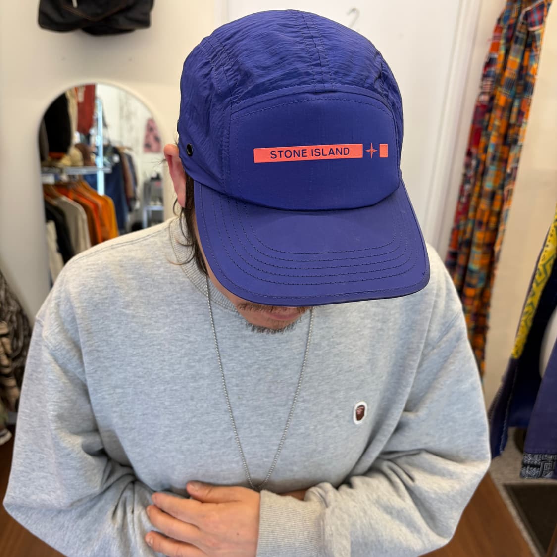 스톤아일랜드 나일론 캡 상품이미지5
