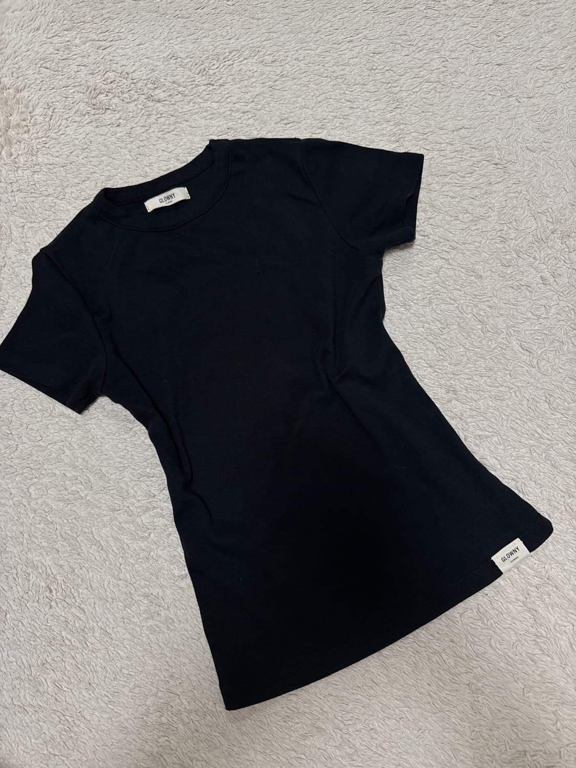 글로니 G CLASSIC FITTED TEE (BLACK) 상품이미지1