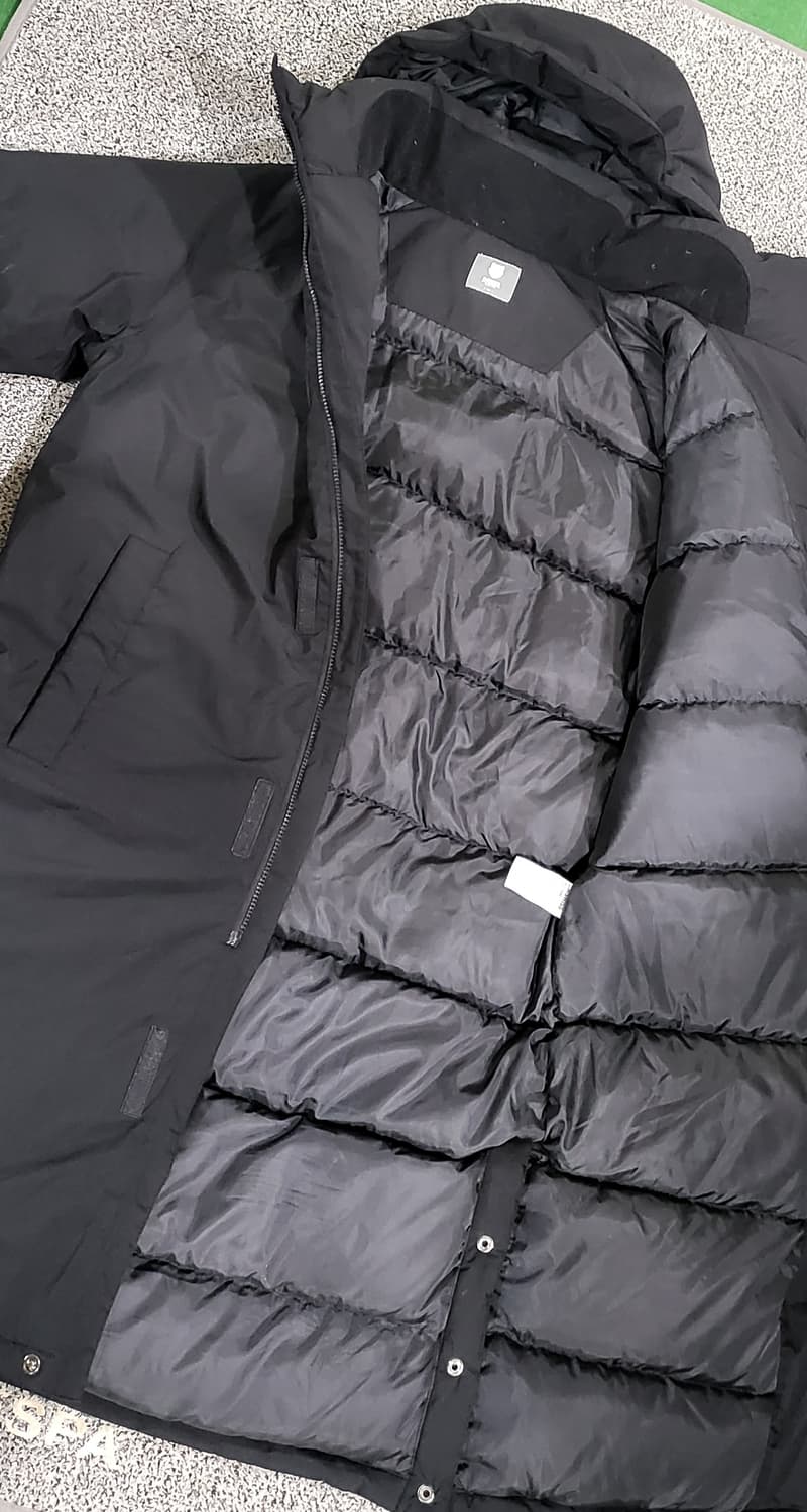 K-Swiss 블랙 롱패딩(오리털 70%, 깃털 30%) 상품이미지6