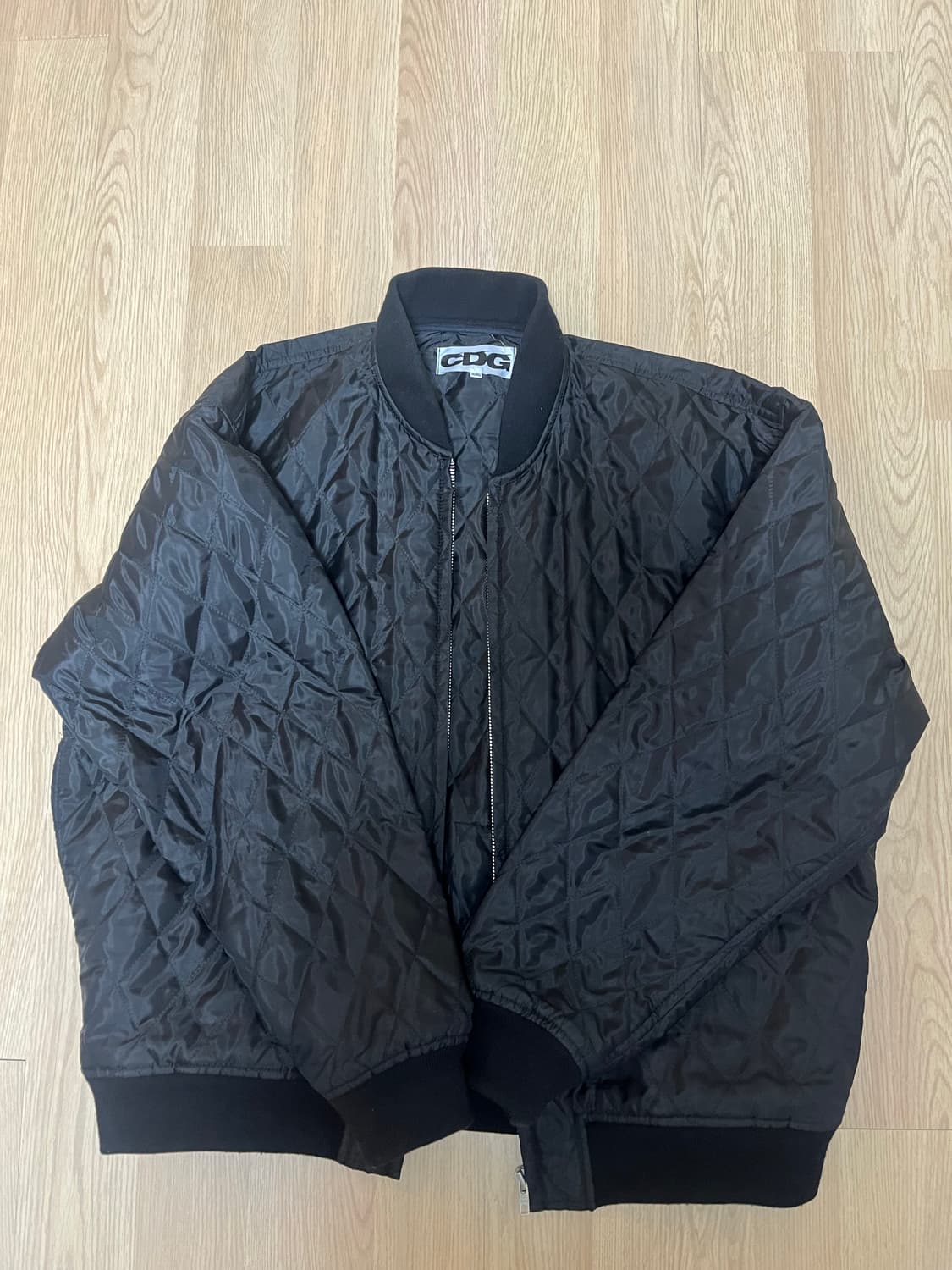 XXL CDG 꼼데가르송 스태프 퀼팅 봄버 자켓 상품이미지1