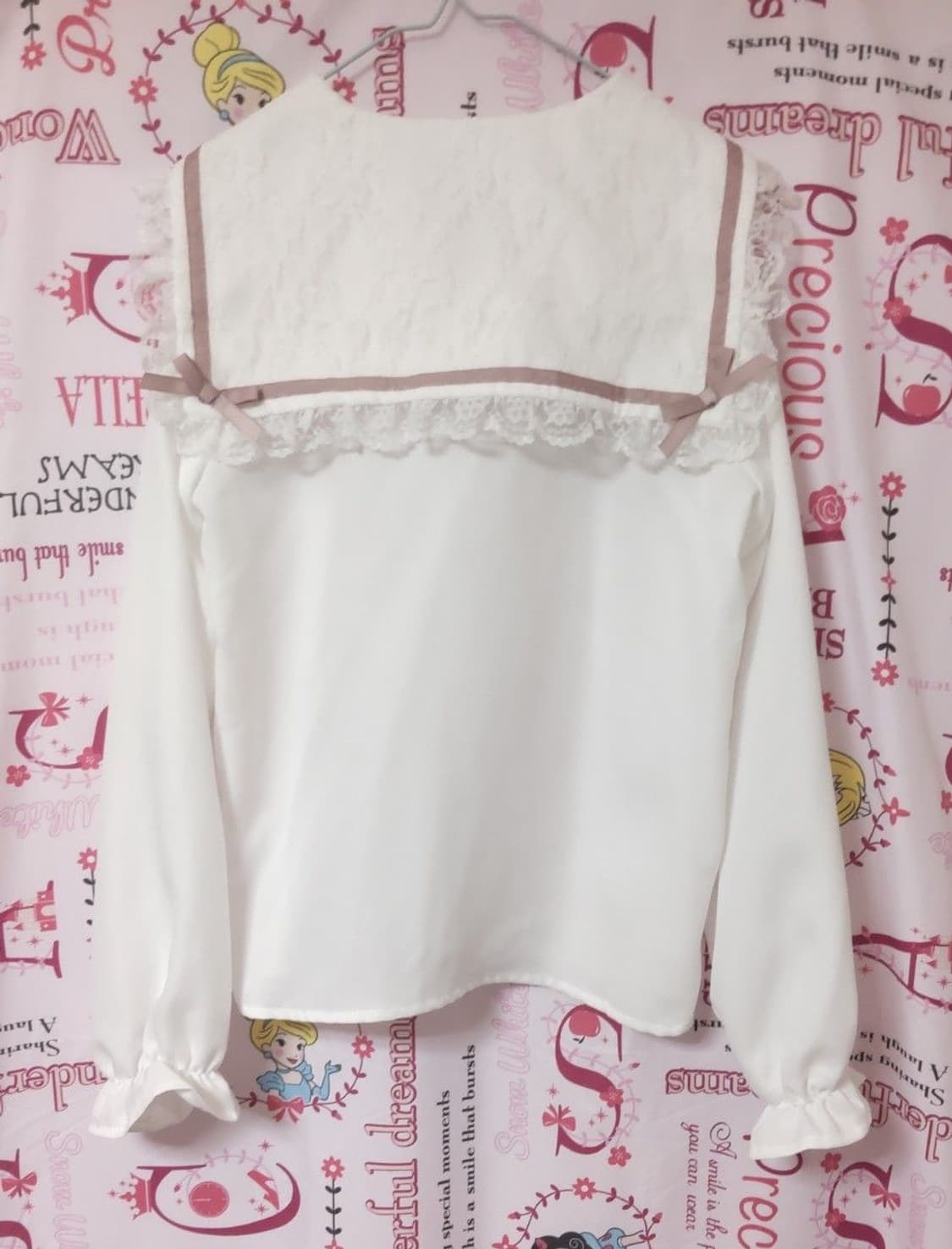 마즈 MARS 세일러 레이스 핑크 블라우스 양산형 로리타 지뢰계 히메갸루 상품이미지1