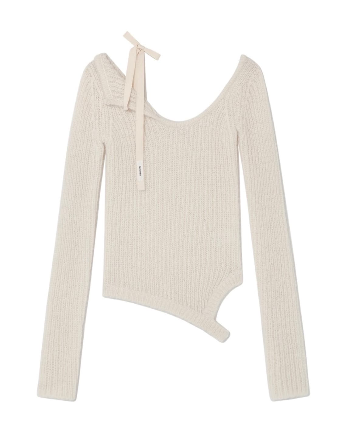 글로니 ISA ASYMMETRICAL KNIT TOP (CORN) M 상품이미지1