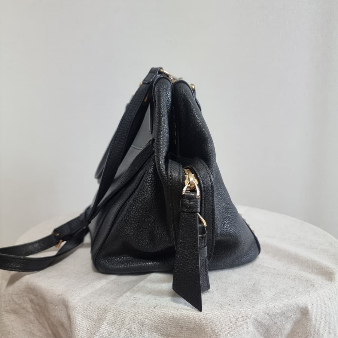 니나리치 컬렉션 천연가죽 스터드 토트백 숄더백 핸드백 가방 /구매가86만 상품이미지4