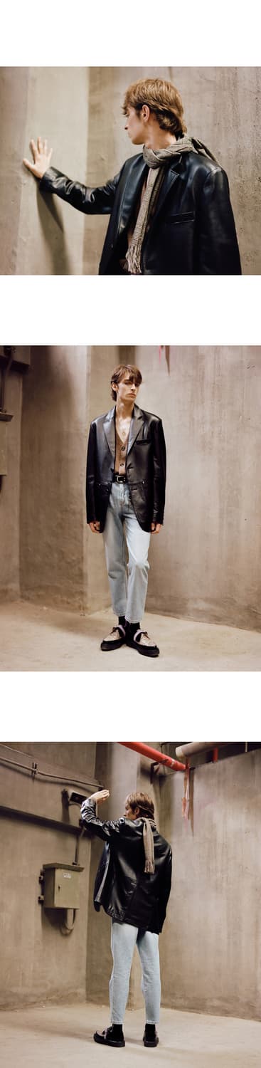 앤더슨벨 대디 클래식 레더 자켓 M  새상품 상품이미지4
