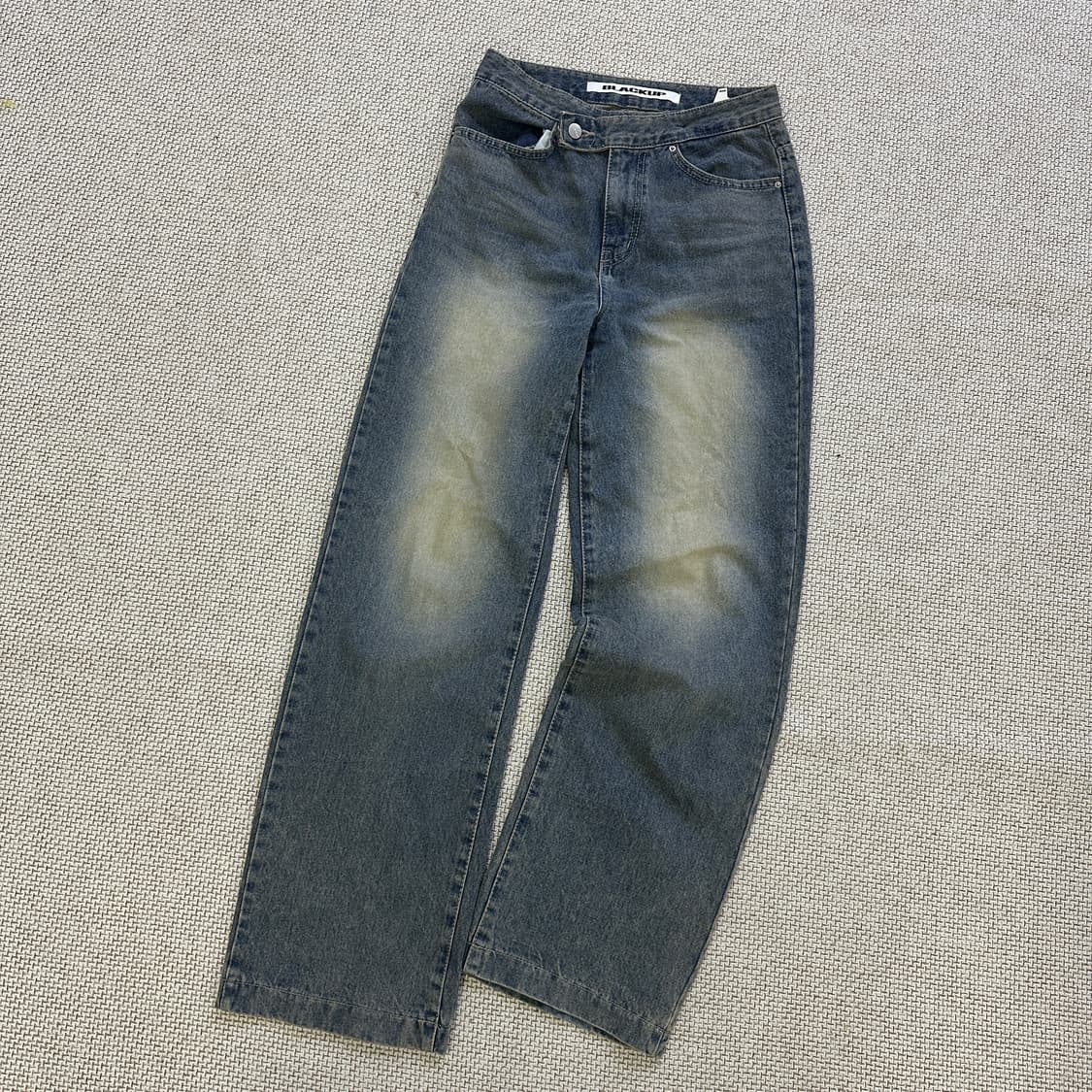 S 블랙업 빈티지 워싱 데님 팬츠 0403D 상품이미지1