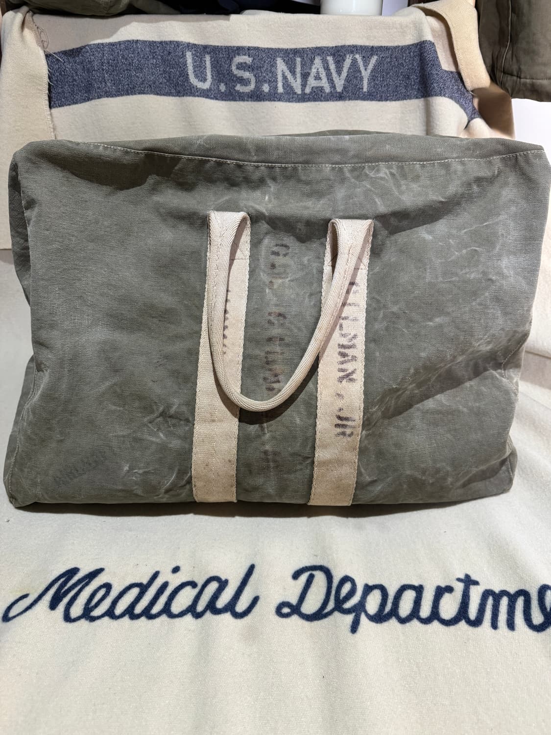 40-50s USN/USMC 에비에이터 킷백 상품이미지1