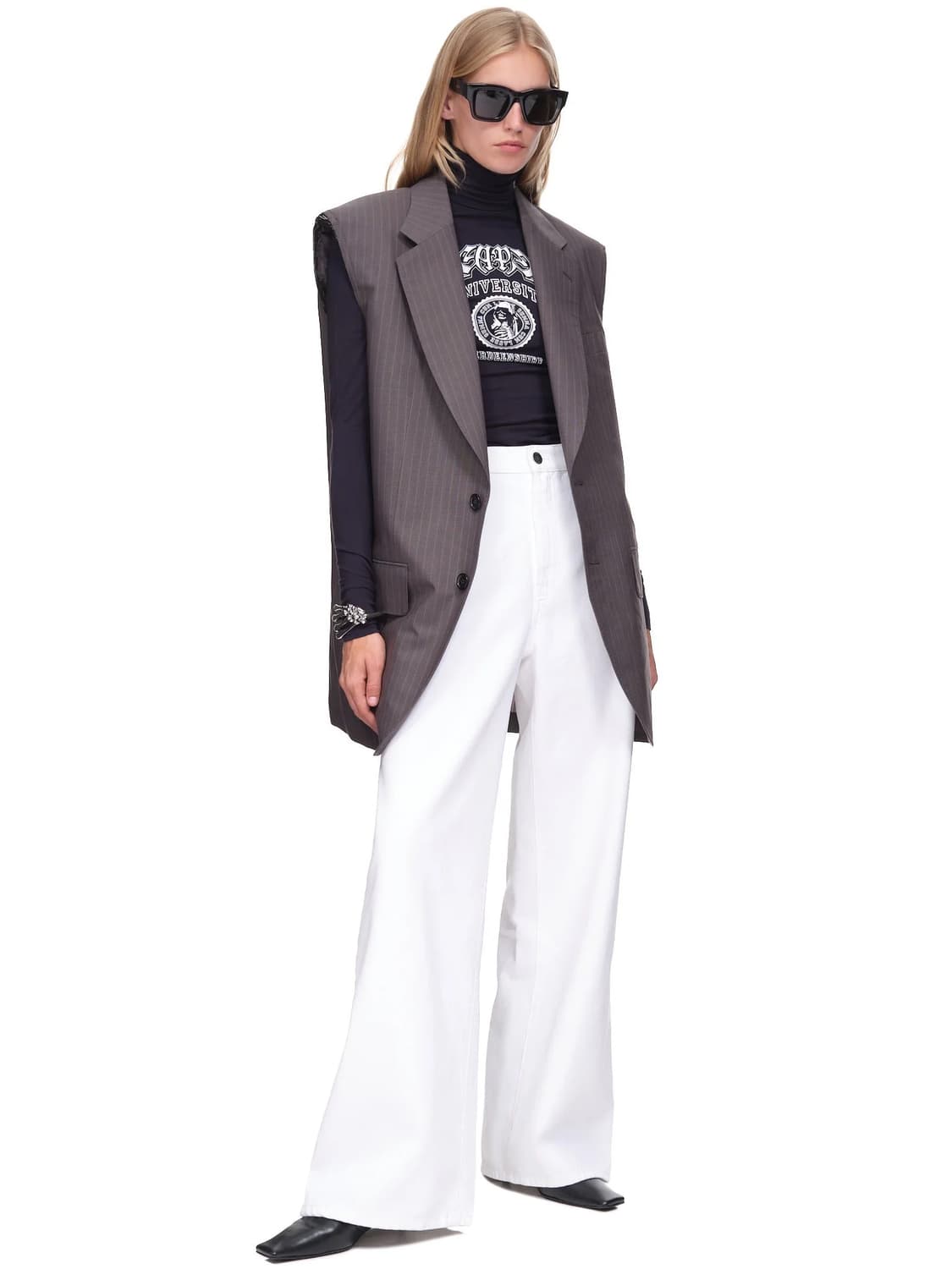 라프시몬스 마지막 시즌 와이드 데님 오프화이트 29 상품이미지6