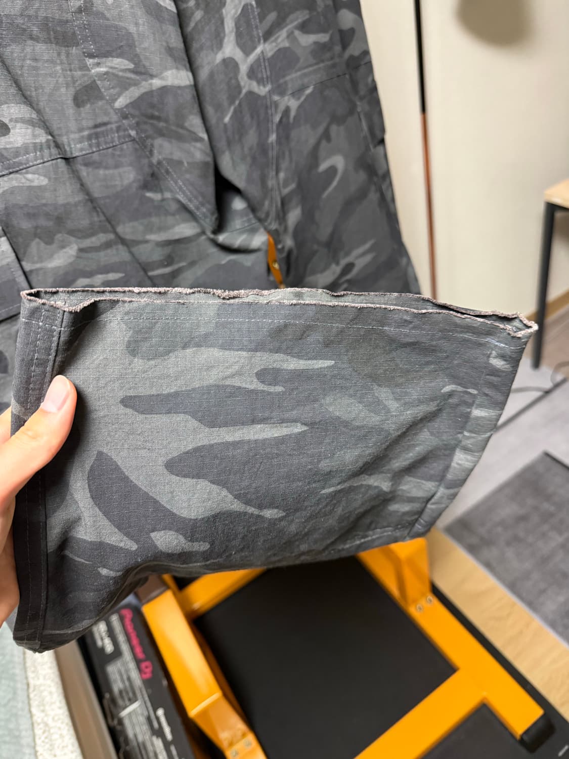 언더마이카 무.53 플레이 빅 카고 립 카모 팬츠 그레이 상품이미지6