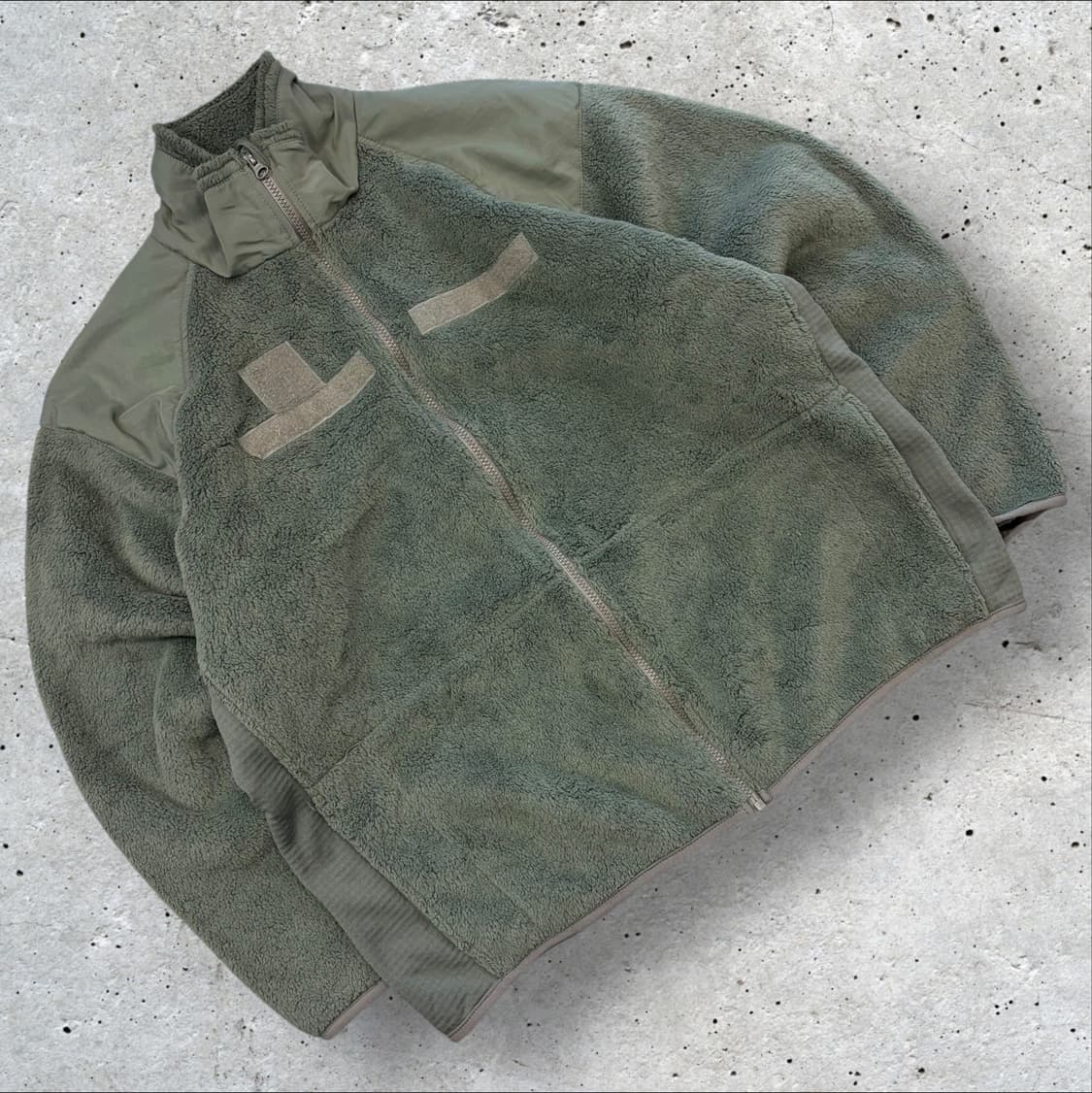 [L] 미군 GEN III 카키색 플리스 자켓 집업 점퍼 B760 상품이미지1