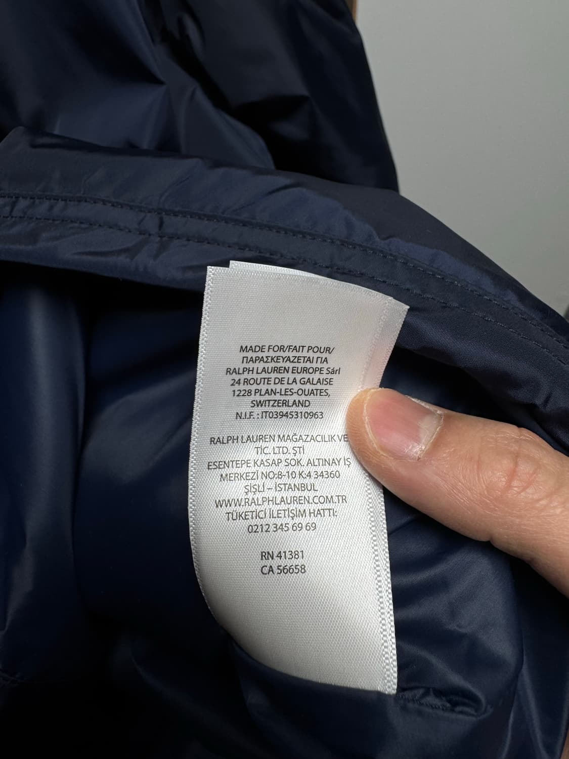 폴로 랄프로렌 네이비 코치자켓 XL(새상품) 상품이미지7
