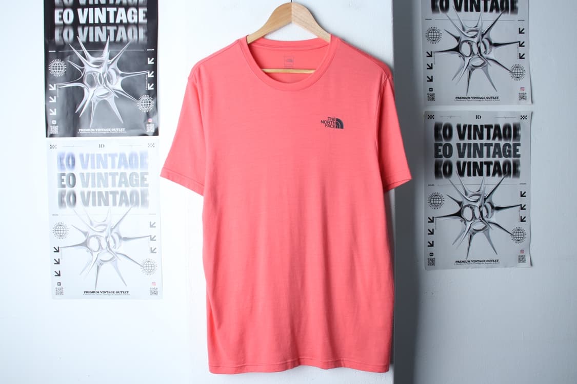 (M-XL) 노스페이스 반팔 티셔츠 오버핏 기능성 핑크-199935 상품이미지2