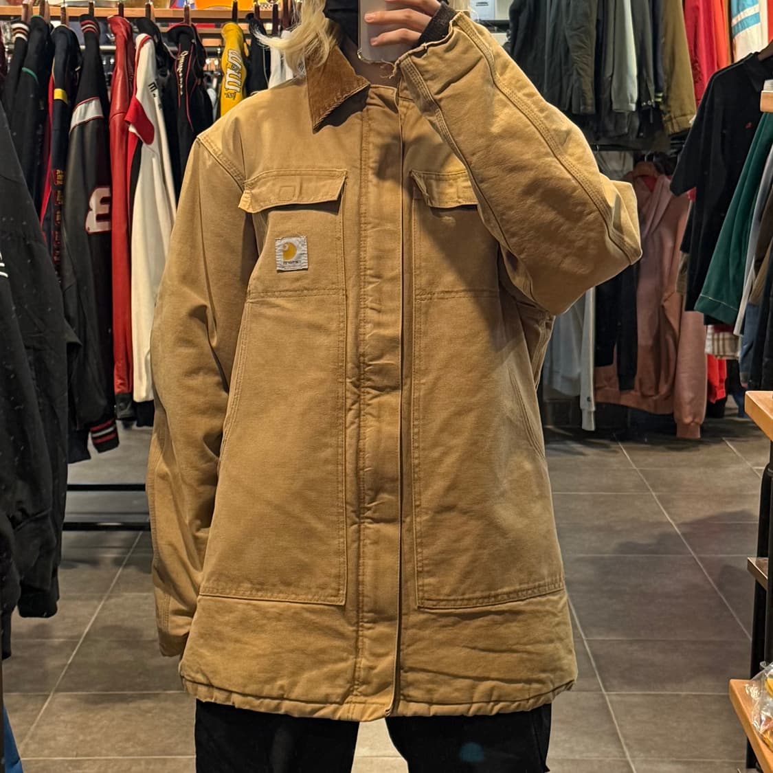 [NO.9] Carhartt 칼하트 90‘s C26 캔버스 워크자켓 상품이미지1