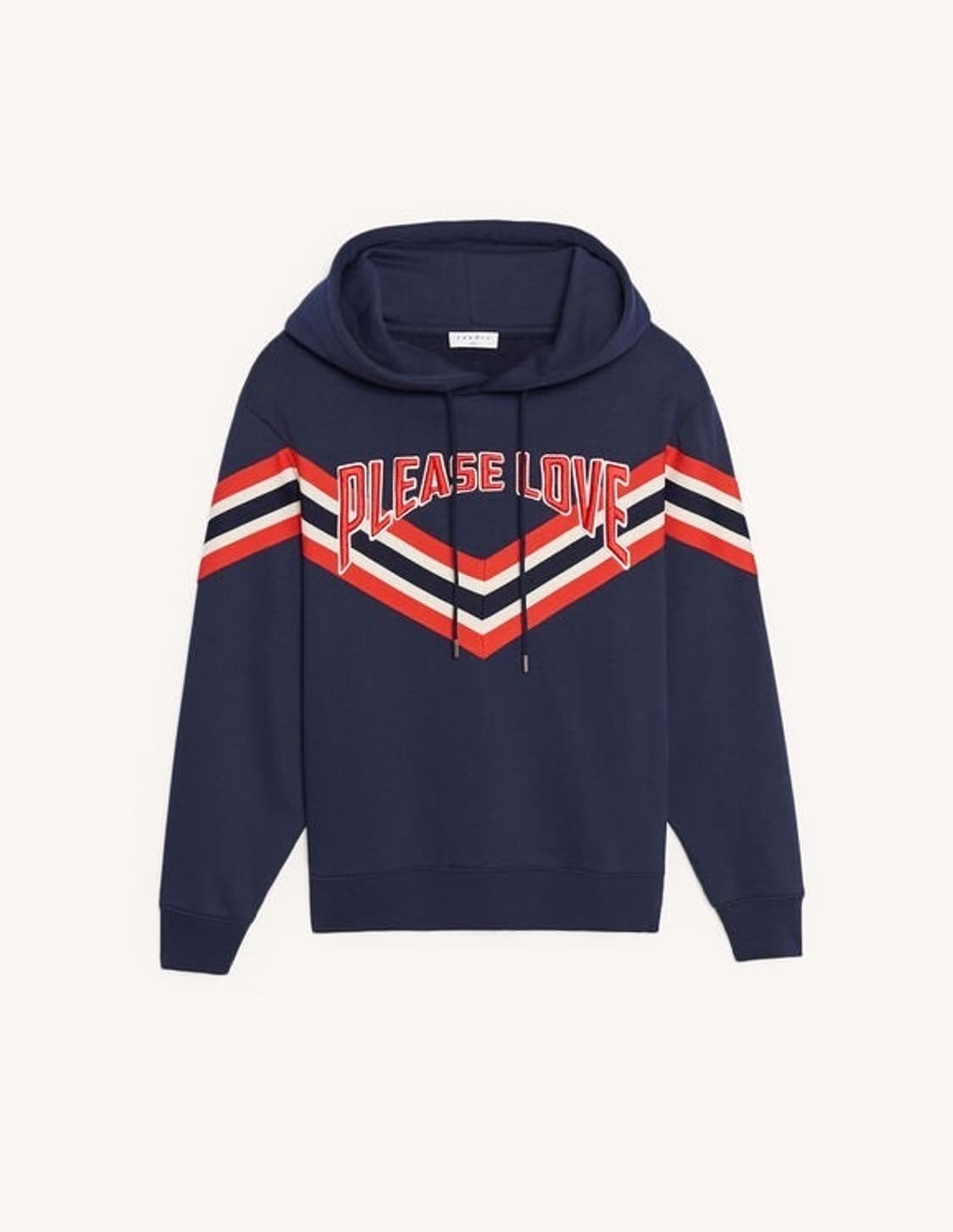 산드로  네이비 LOVE 후드 상품이미지1