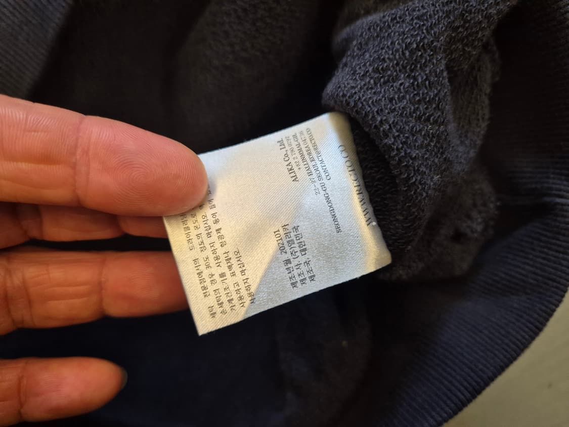 렉토 하프 짚업 후드 스웻 상품이미지6