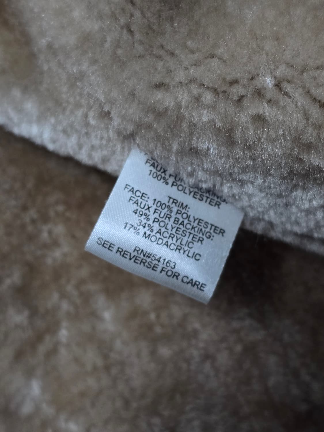 캘빈클라인 내추럴 스카 무스탕 코트 M 상품이미지6