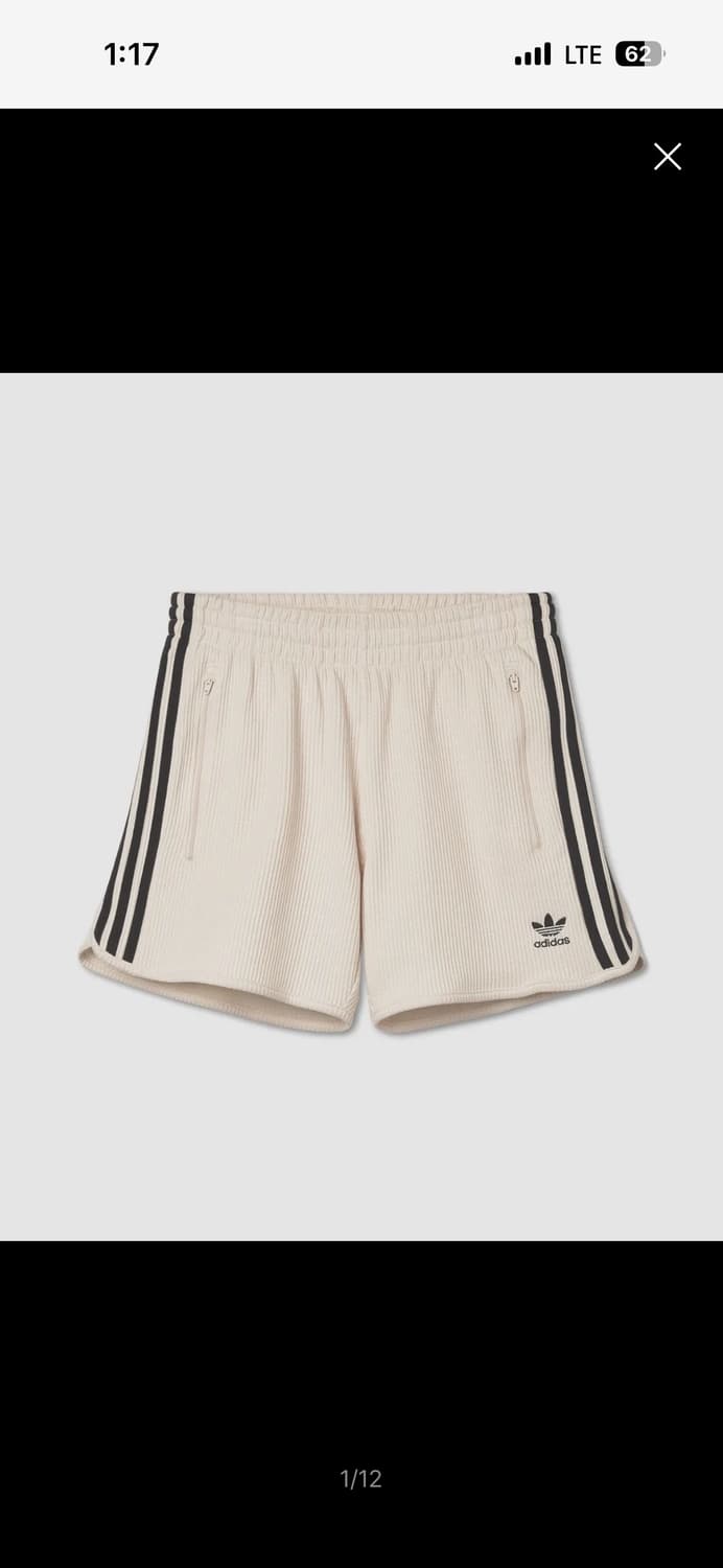 [ 2XL ] 아디다스 와플 숏 팬츠 원더화이트 상품이미지1