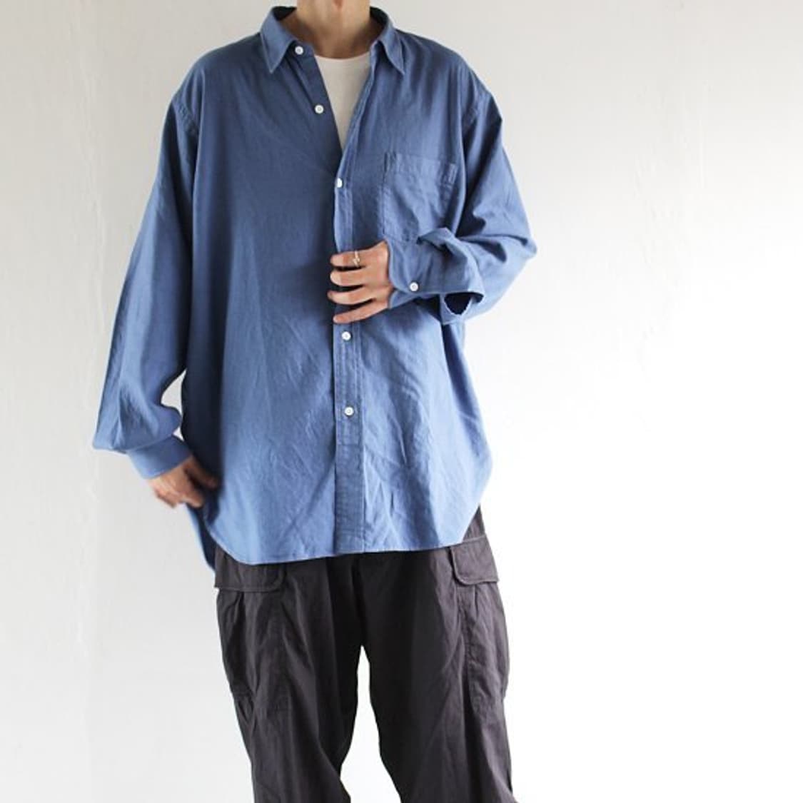 헤릴 립스탑 워크셔츠 카키 상품이미지10