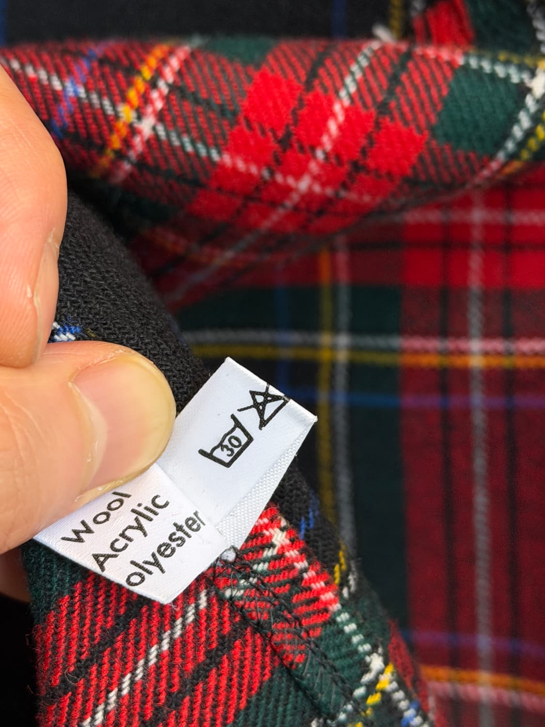 O NEIL OF DUBLIN 타탄 체크 킬트 플리츠 랩 스커트 36 상품이미지6