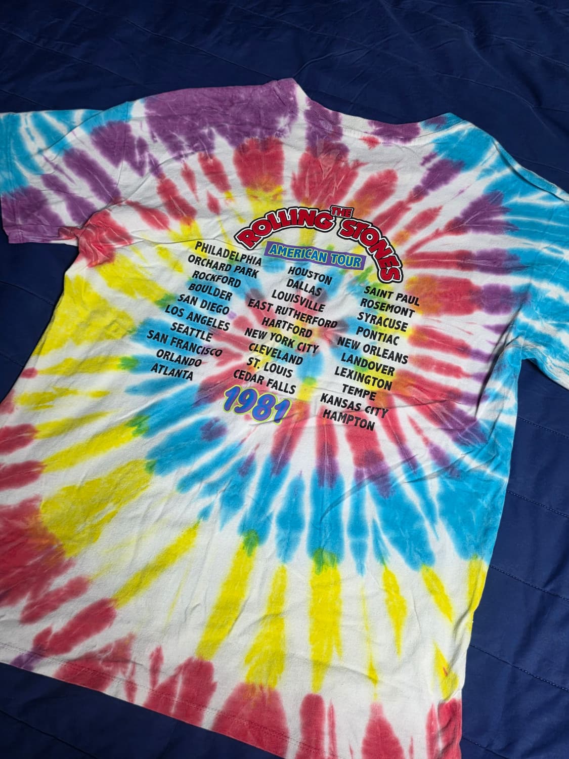 더 롤링스톤스 타이다이 티셔츠 s 상품이미지2