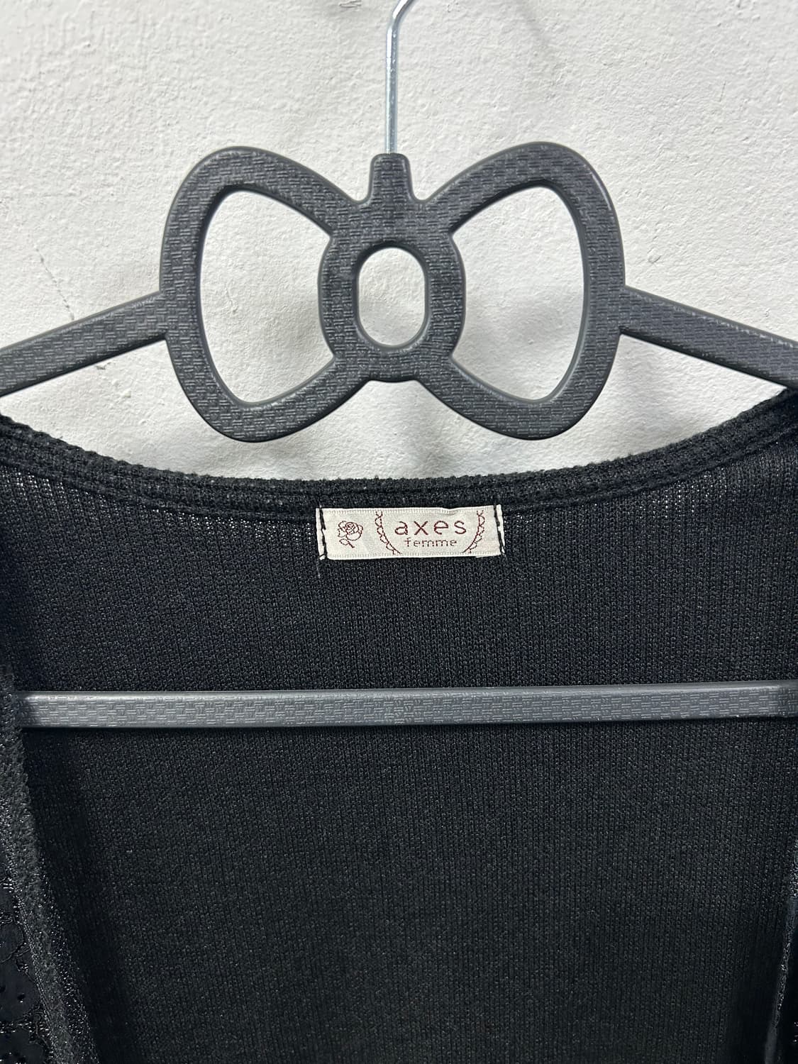 [AXES FEMME] 엑시즈팜 고딕 고스 크로셰 가디건 상품이미지7