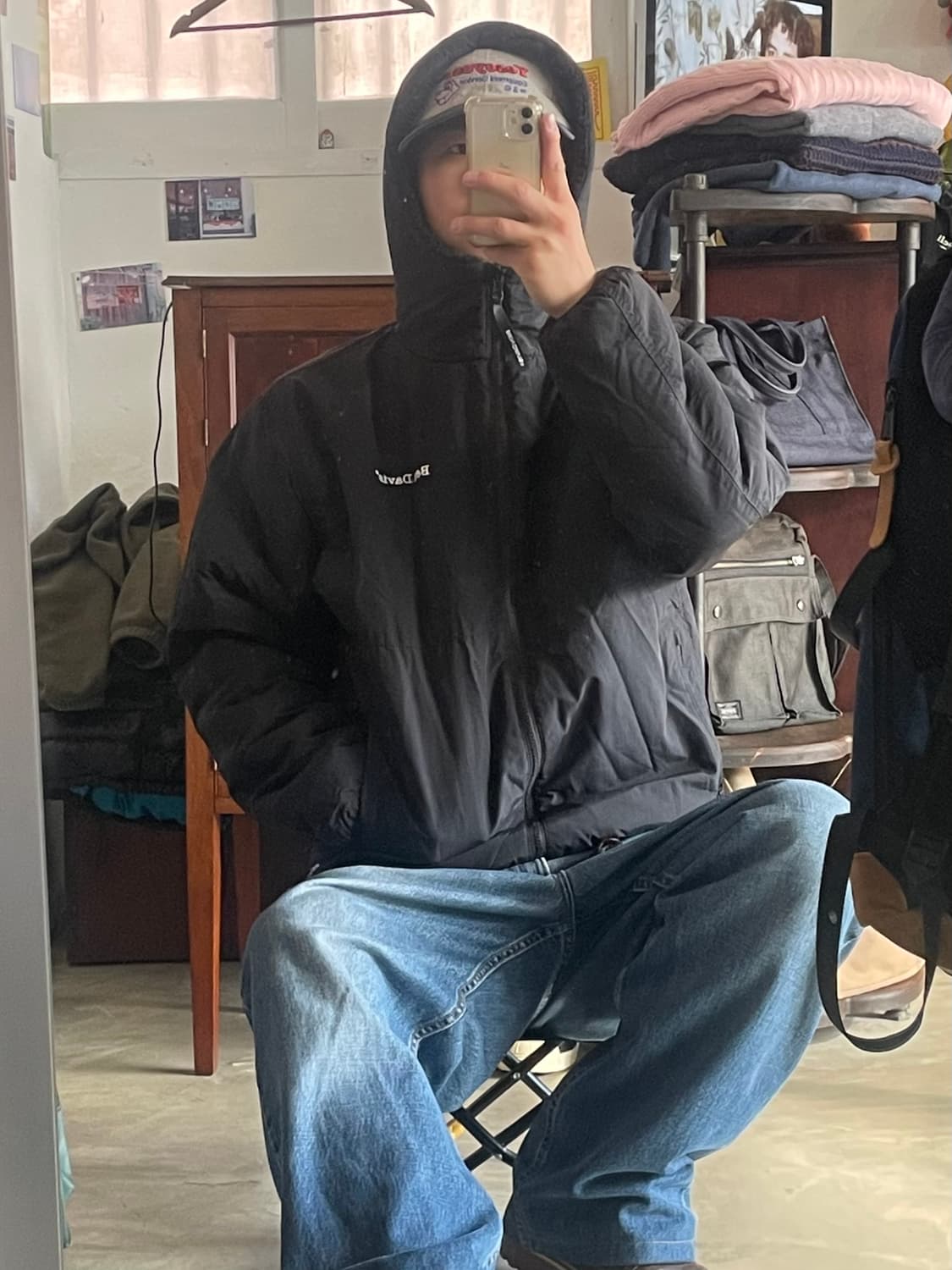 벤 데이비스 플리스 리버시블 패딩 XL 상품이미지2