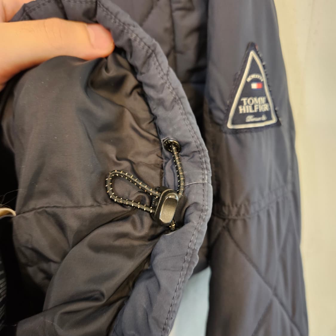 90(S)/실측95(S)타미힐피거 퀼팅 자켓 남성 점퍼 상품이미지7