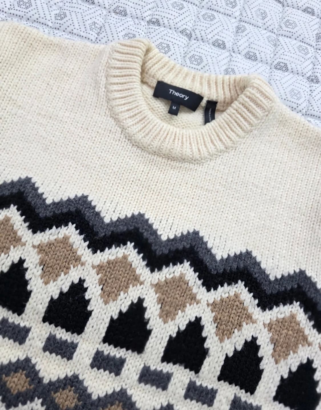 한섬 띠어리 Theory 패턴 니트95 상품이미지4