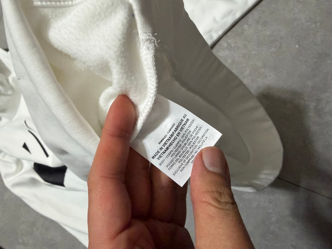 나이키  화이트  스우시 스웻 후디 95 size   상품이미지4