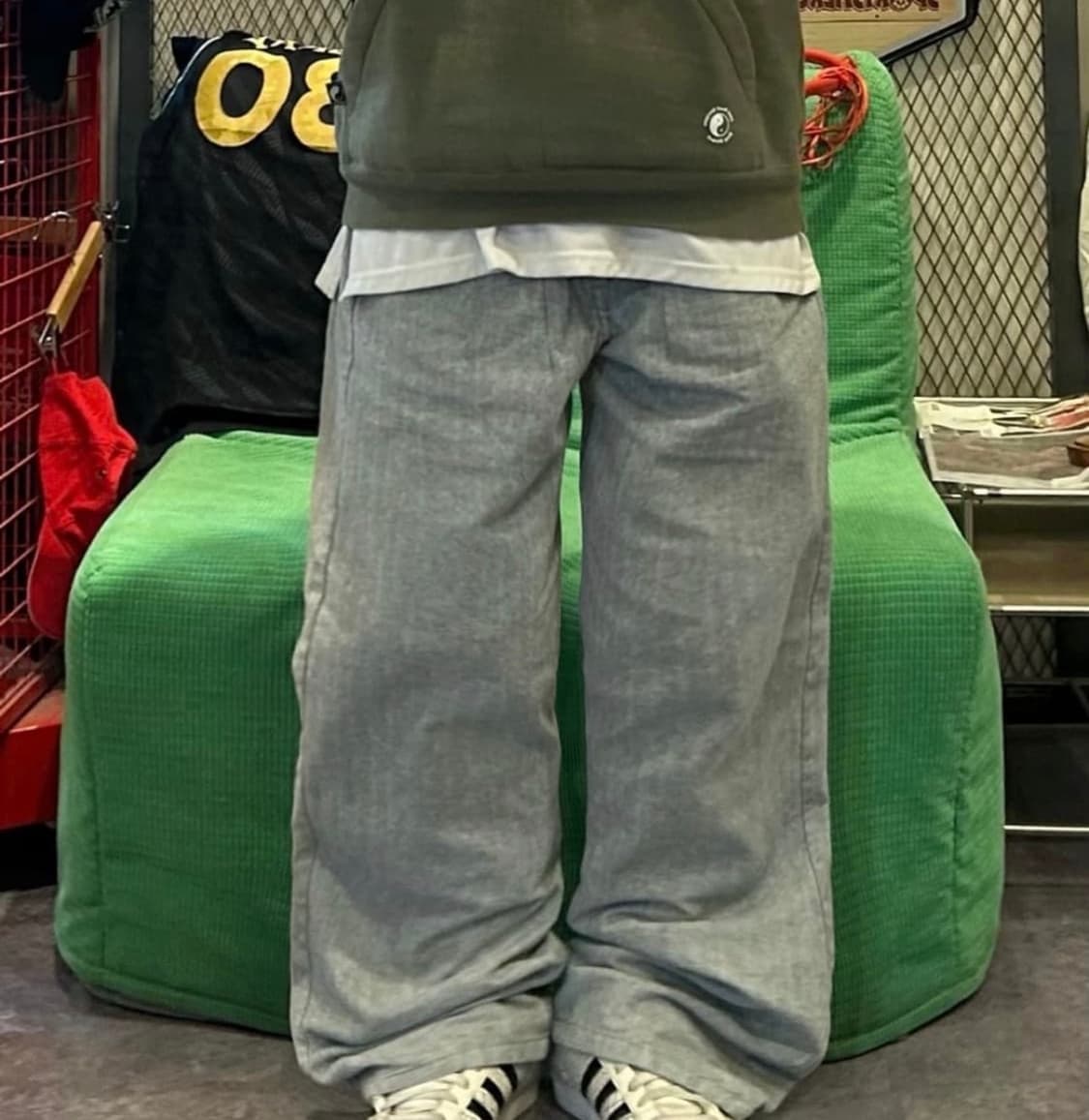 Hugo Boss gray cotton wide pan 상품이미지1