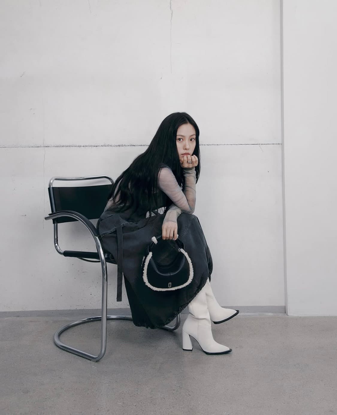 (택있는 새상품/정가298,000) 오픈와이와이 원피스 zip dress 상품이미지7
