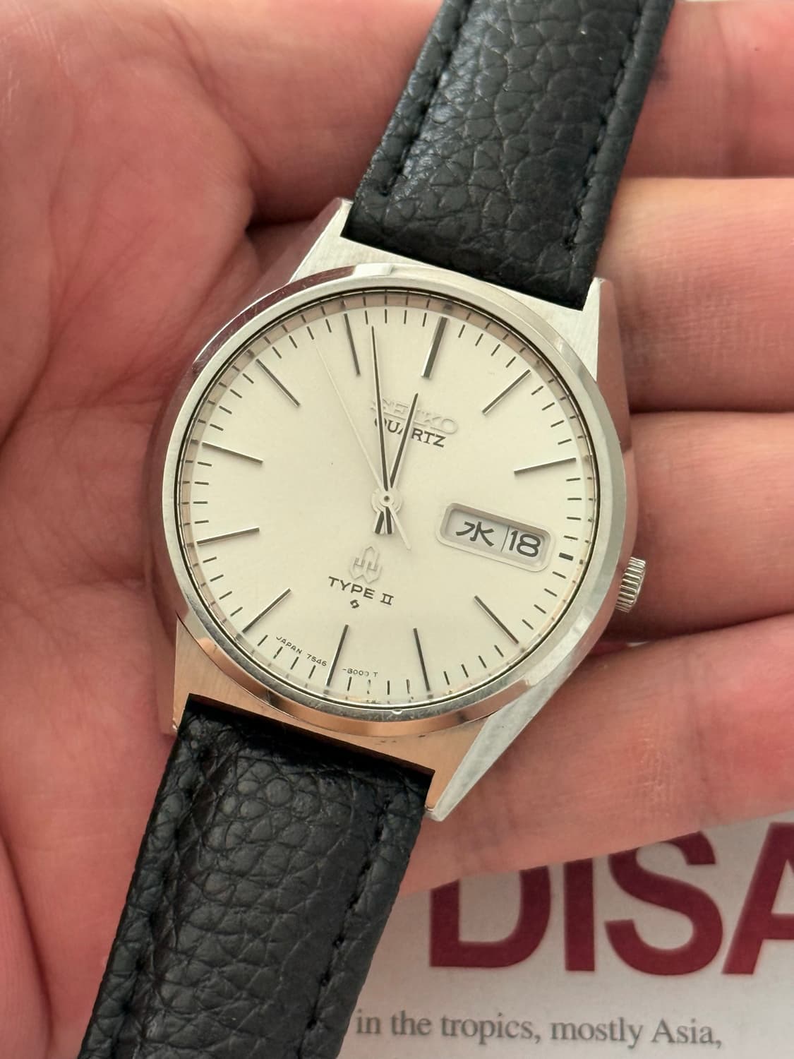 Seiko 세이코 쿼츠 TYPE II Day-Date 1977 상품이미지3