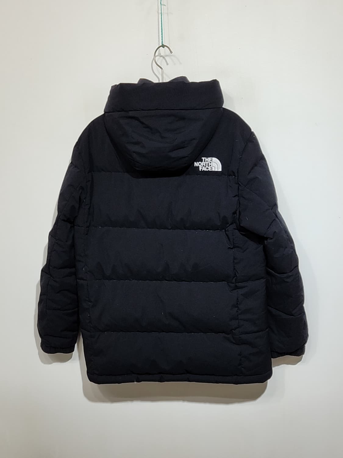 (M) 노스페이스 구스다운 패딩점퍼 블랙 드라이벤트 후드자켓  상품이미지7