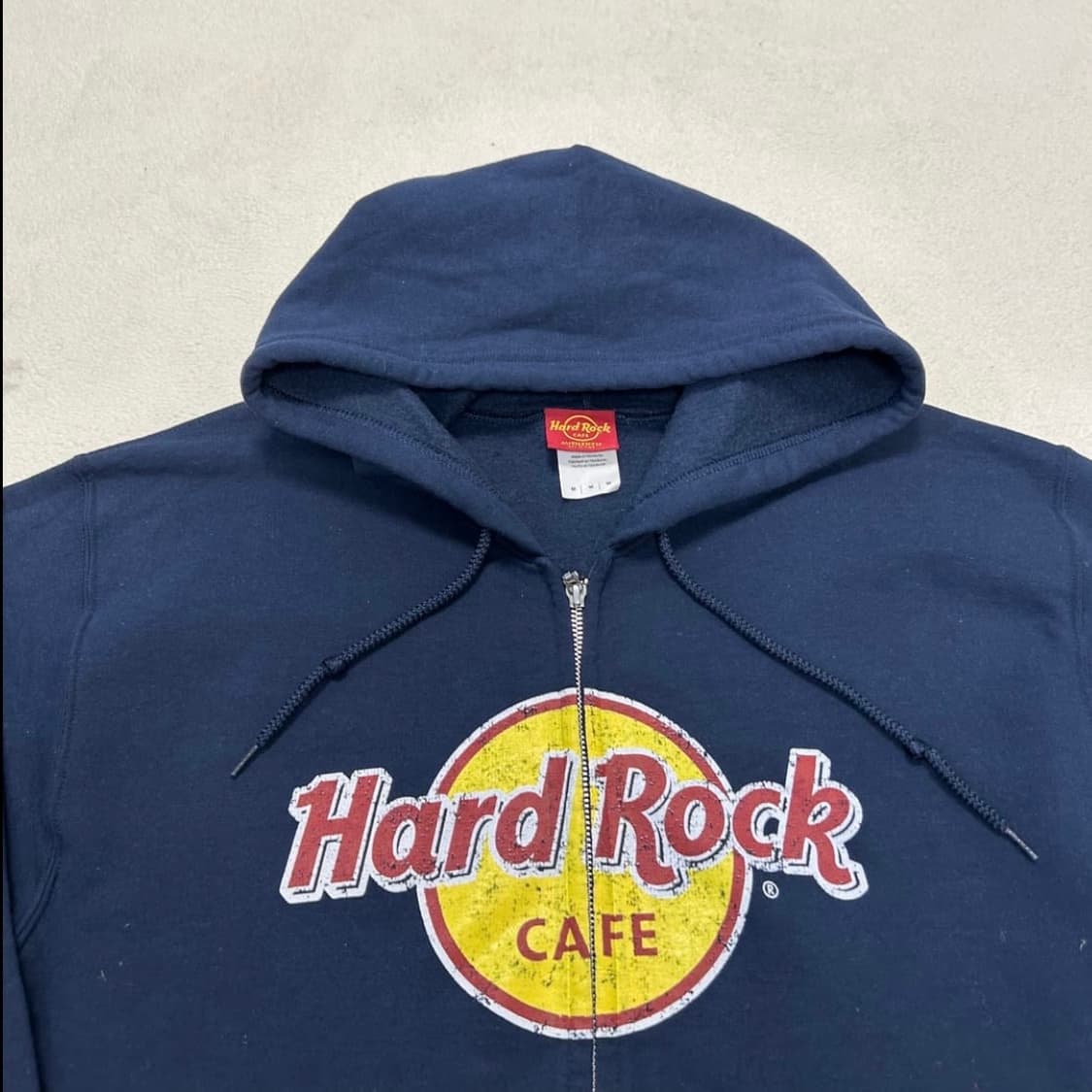 Hard Rock Cafe navy hood zip-up 상품이미지5