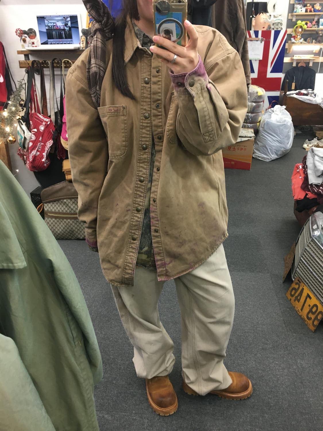 칼하트 셔츠 자켓 상품이미지1