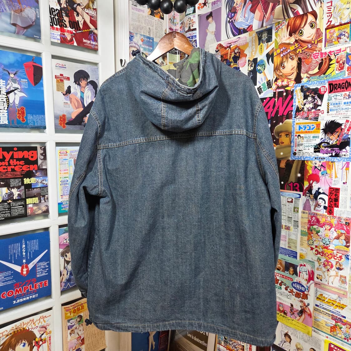 00S 엠엘비 양키스 데님 카모 후드집업 상품이미지6