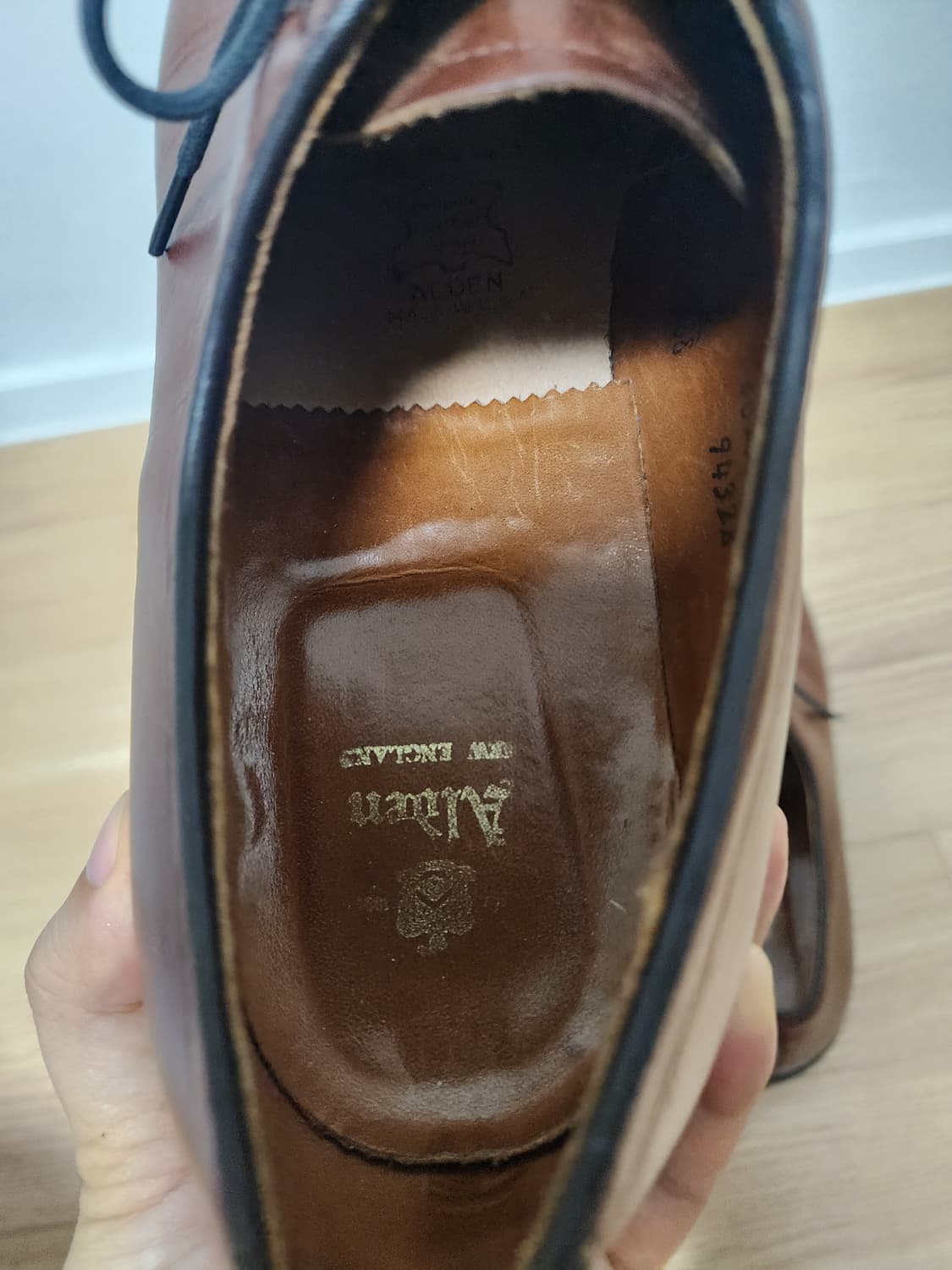 Alden 9432S 11 e/eee 플레인토 크롬악셀  상품이미지6