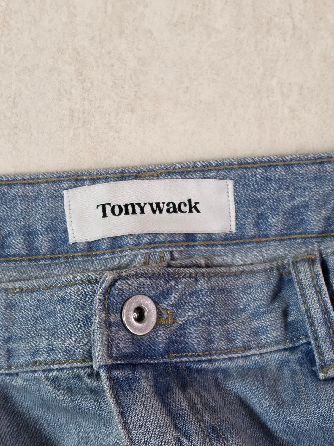 토니웩 플레어 데님 32 연청 상품이미지9