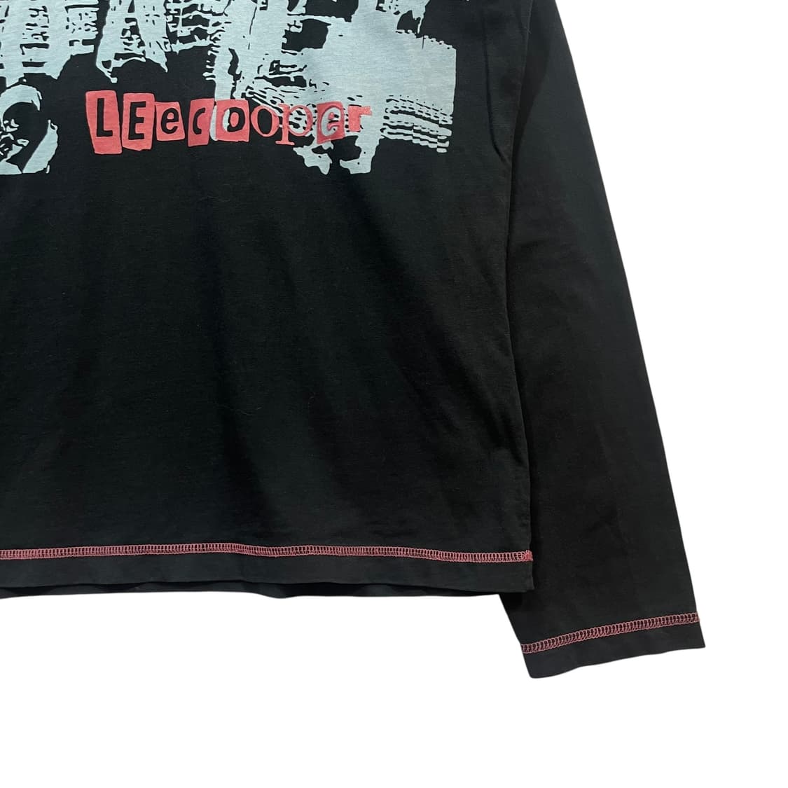 Lee Cooper Graphic V-Neck Long Sleeve T 상품이미지2