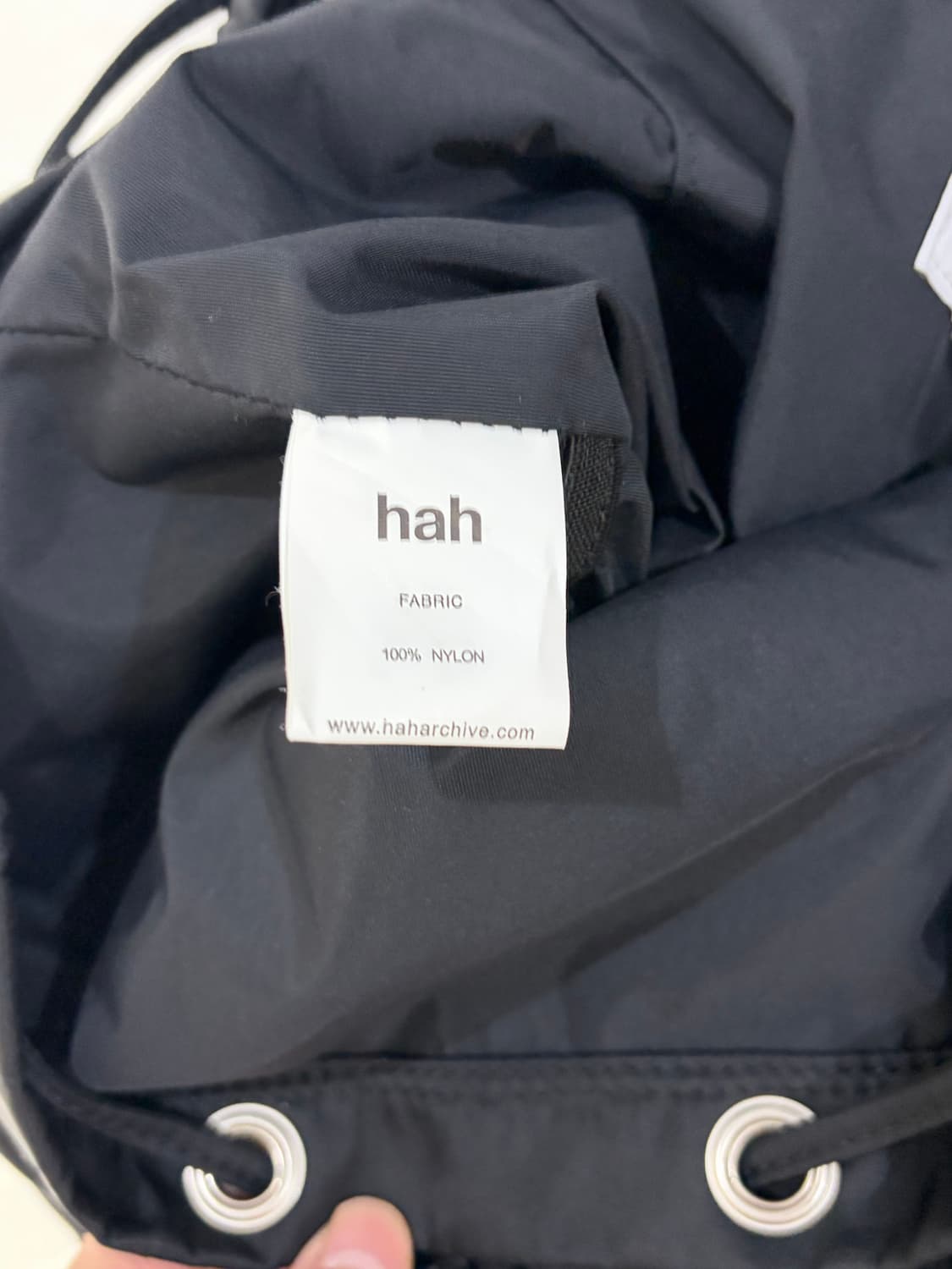 하 아카이브 2웨이 워털루 블랙 나일론 더플백 상품이미지6